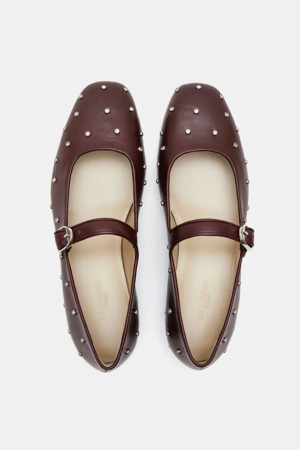 Le Monde Beryl Loafer & Ballerinas<Ballerinas Mary Jane Strass in Oxblood