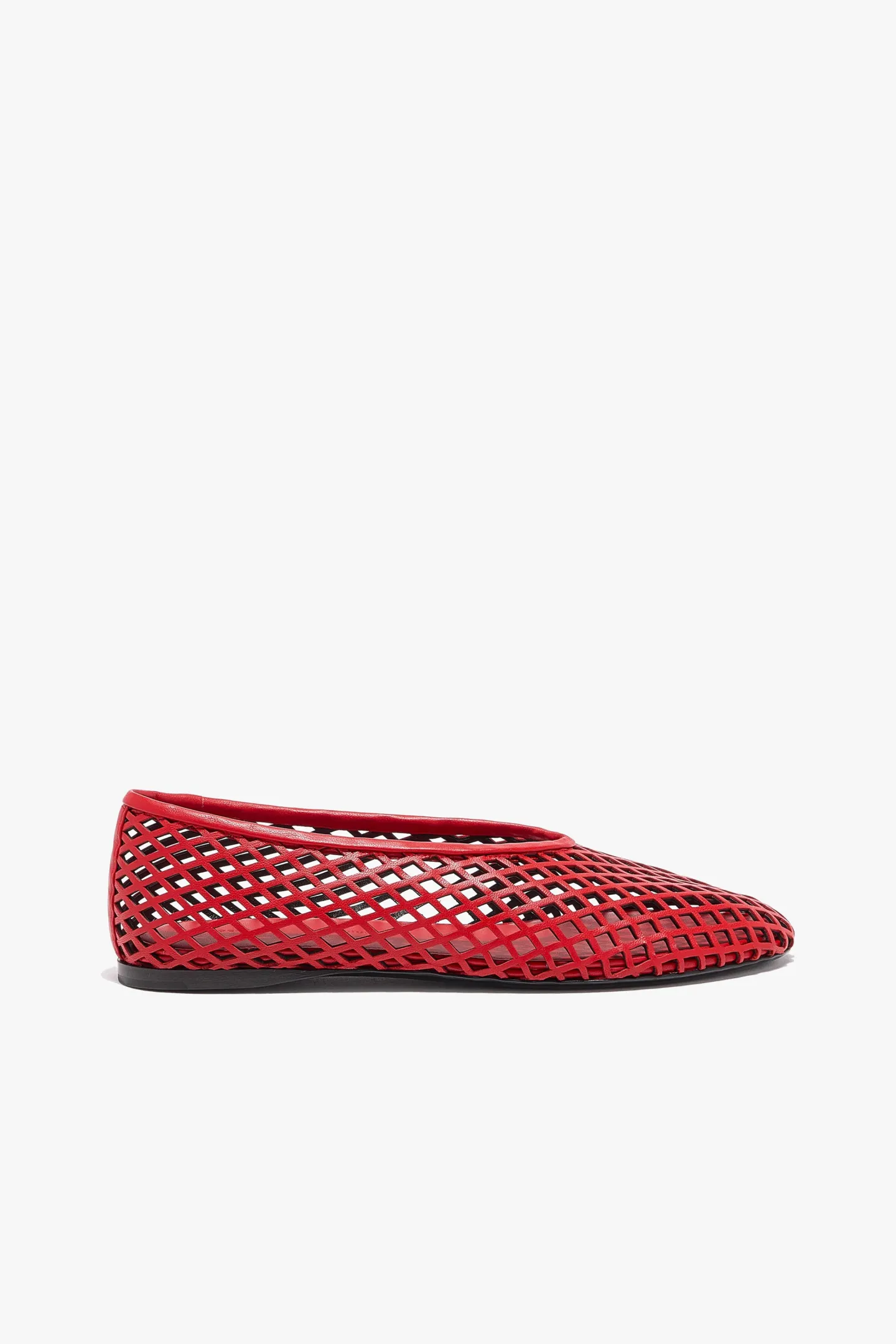 ballerinas_tee_perforated_0-1.webp Proenza Schouler Loafer & Ballerinas<Ballerinas Tee Perforated in Rot
