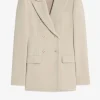 Sportmax Blazer<Blazer Frizzo in Taubengrau