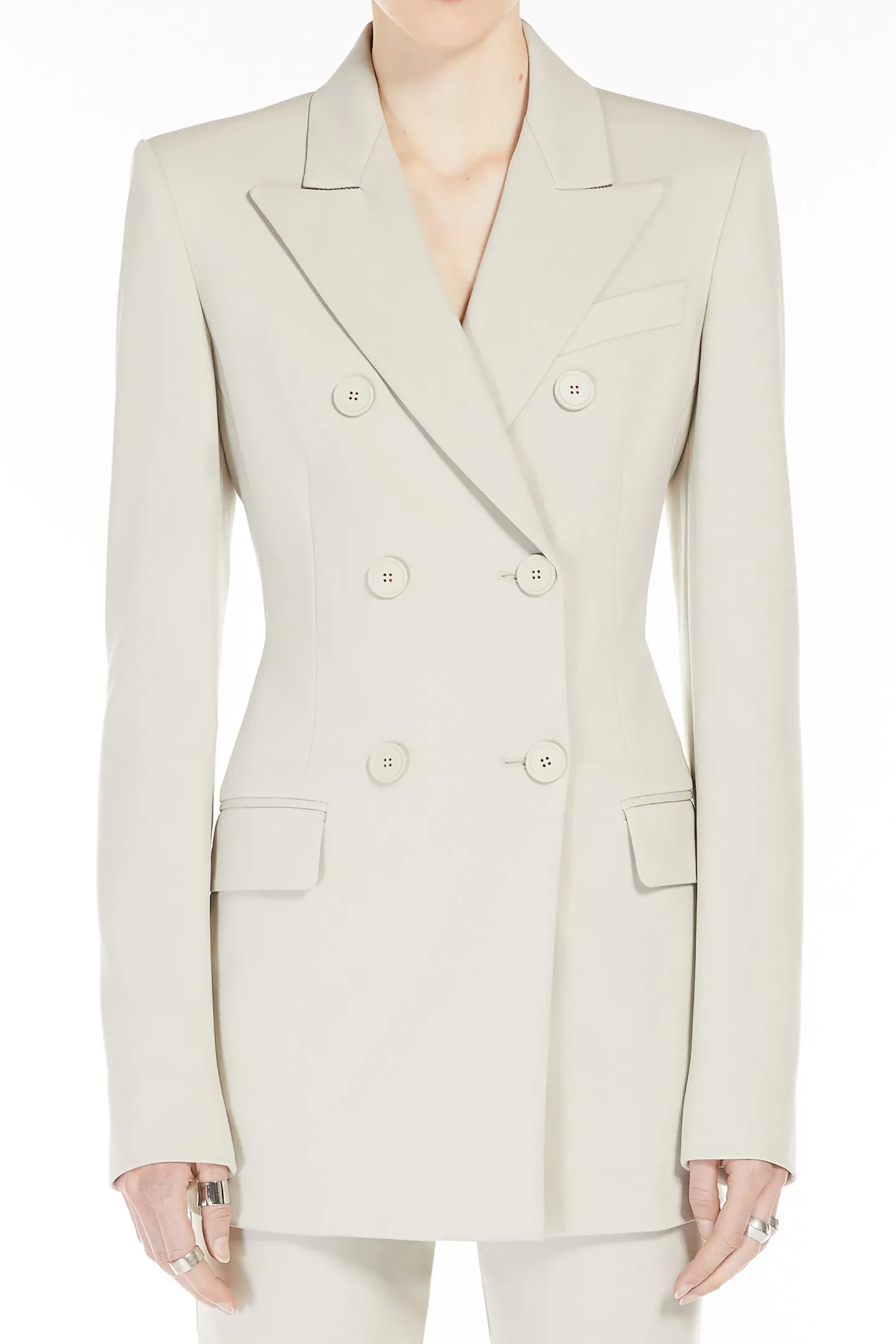 blazer_frizzo_in_taubengr_2.webp Sportmax Blazer<Blazer Frizzo in Taubengrau