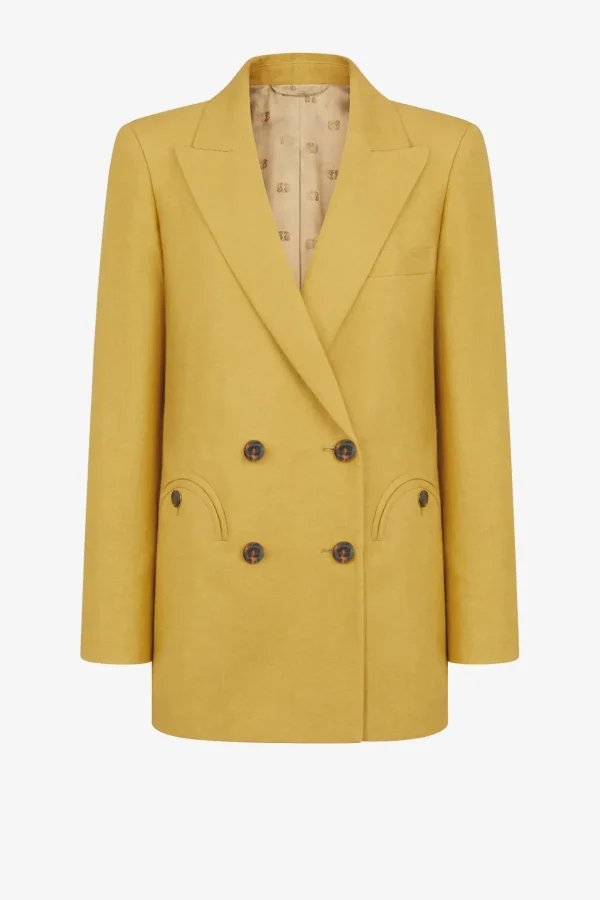 Blazé Milano Blazer<Blazer Midday Sun Everyday in Mustard