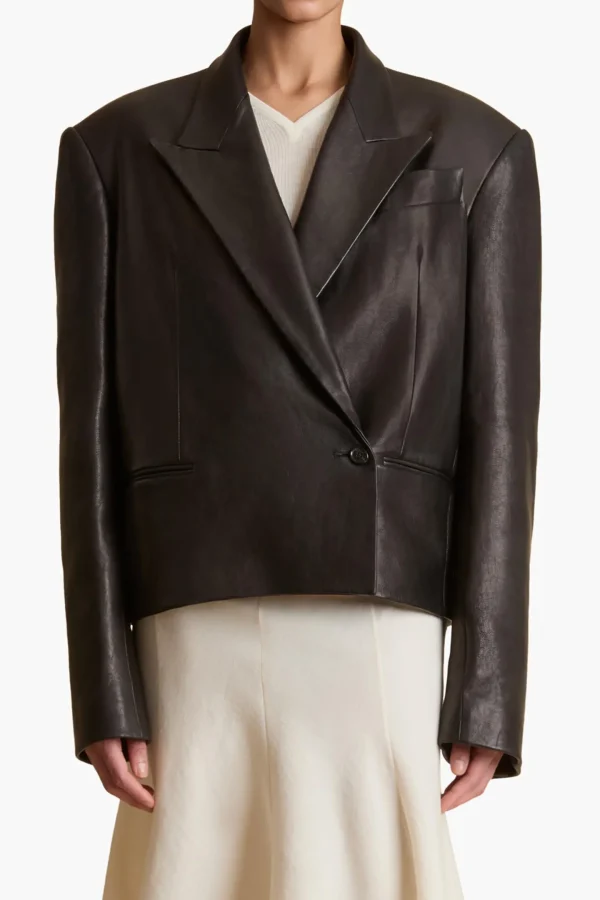 Khaite Blazer<Blazer Tonni in Schwarz