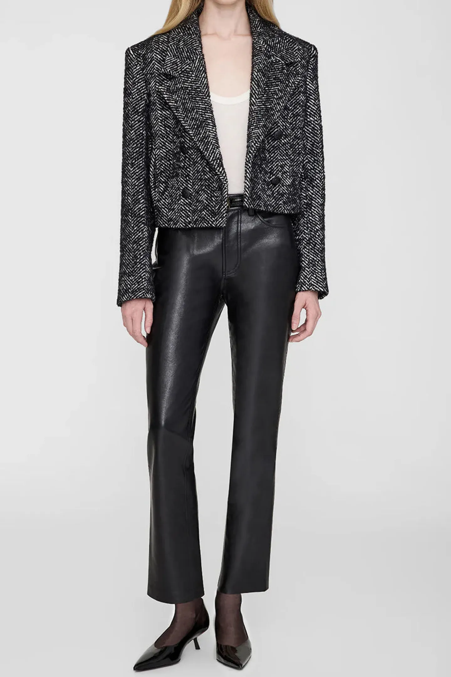 blazer_vienna_in_schwarzw_2.webp Anine Bing Blazer<Blazer Vienna in Schwarz/Weiß