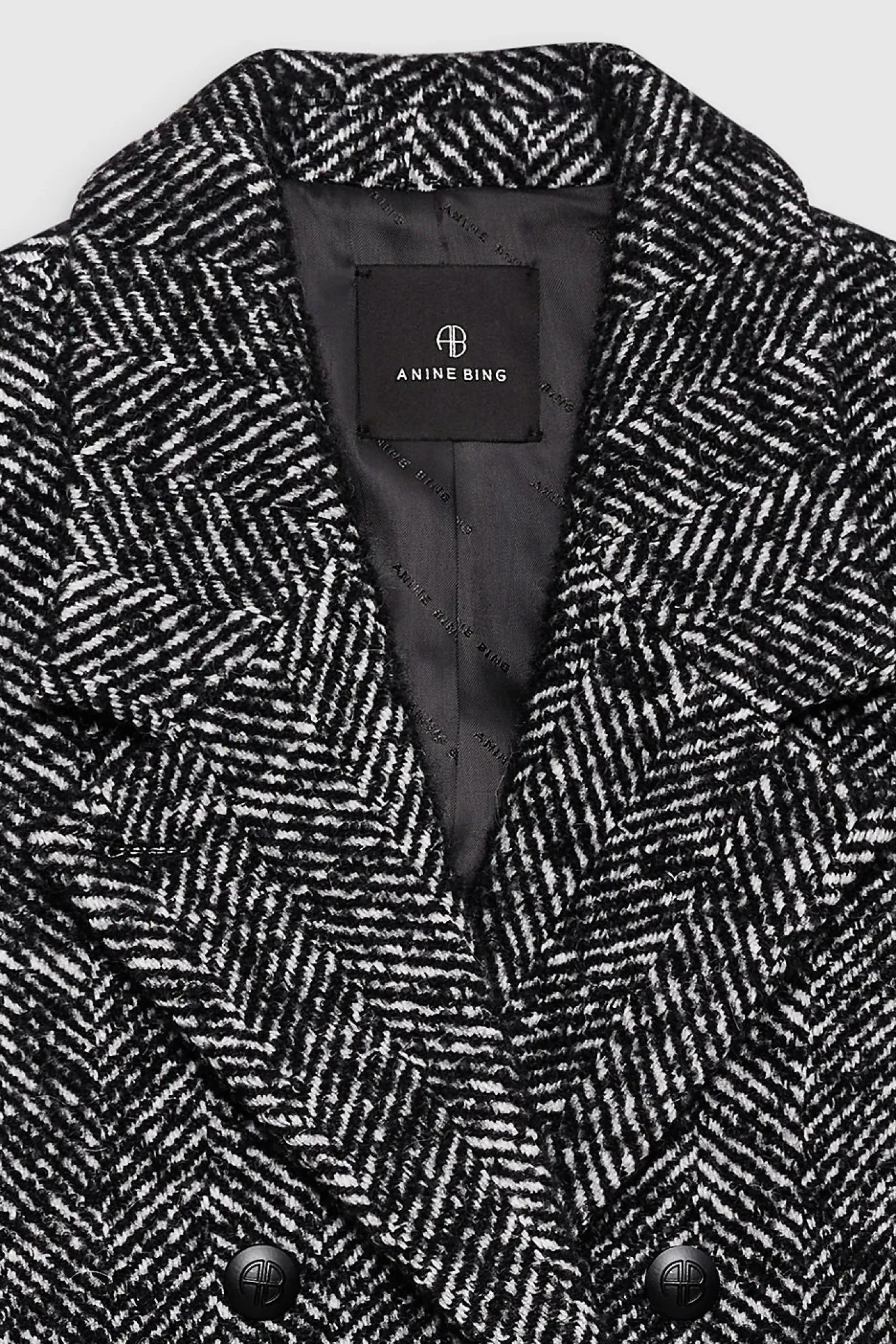 blazer_vienna_in_schwarzw_4.webp Anine Bing Blazer<Blazer Vienna in Schwarz/Weiß