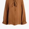 Nili Lotan Blusen & Tops<Bluse Acadia in Cognac