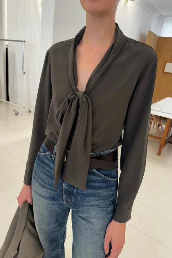 Nili Lotan Blusen & Tops<Bluse Angelique in Loden
