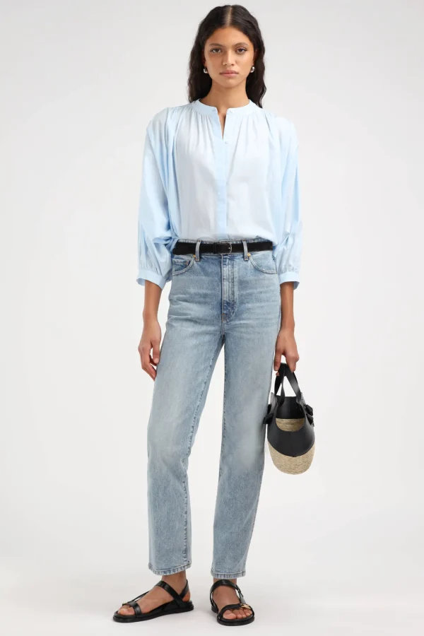 Ladneri Blusen & Tops<Bluse Antibes in Light Blue