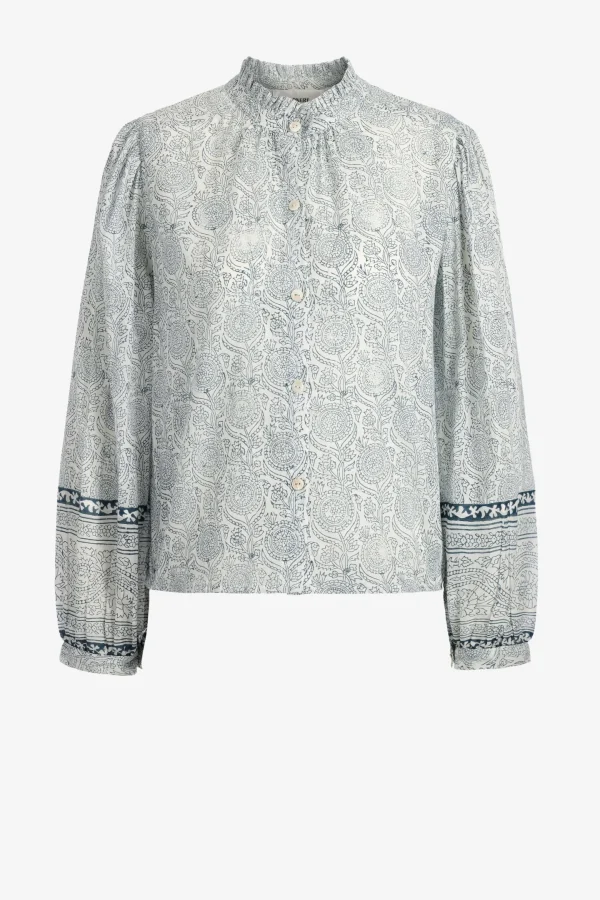 Ladneri Blusen & Tops<Bluse Arles in Blau/Weiß