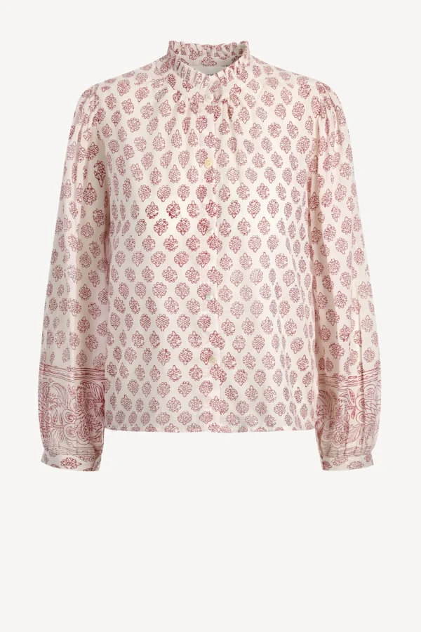 Ladneri Blusen & Tops<Bluse Arles in Rot/Weiß