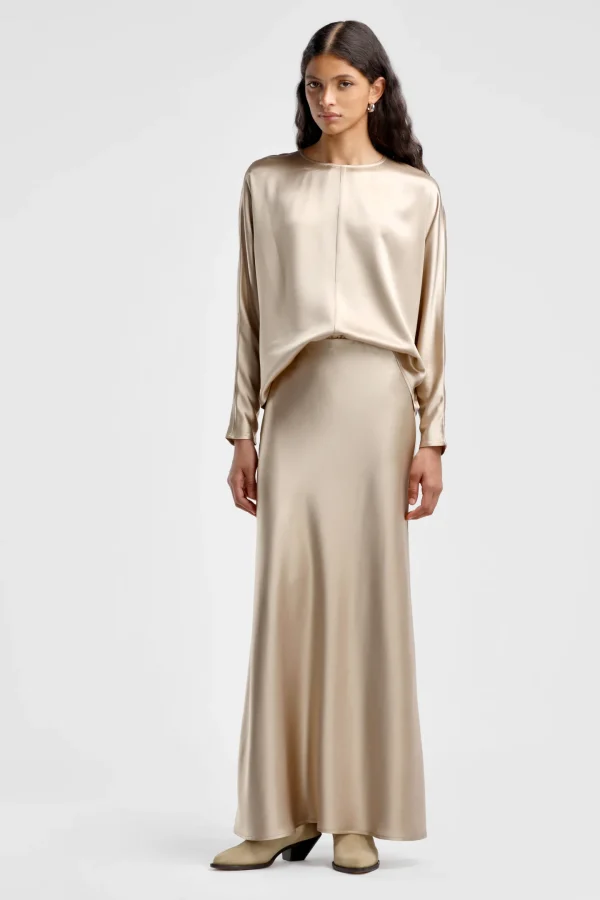 Ladneri Blusen & Tops<Bluse Bilbao in Champagner