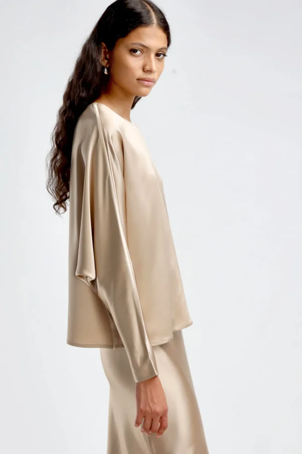 Ladneri Blusen & Tops<Bluse Bilbao in Champagner