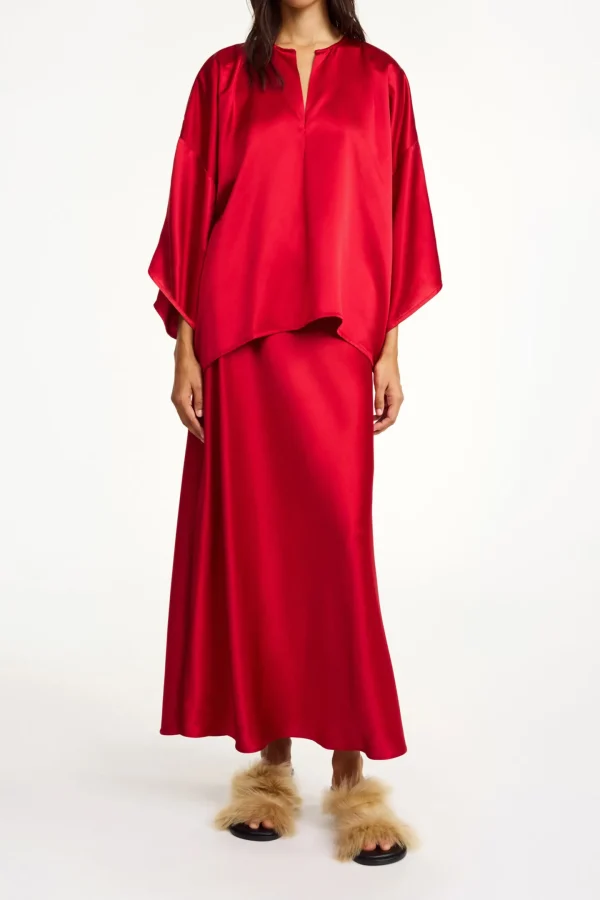 by Malene Birger Blusen & Tops<Bluse Cicie in Dark Chilli