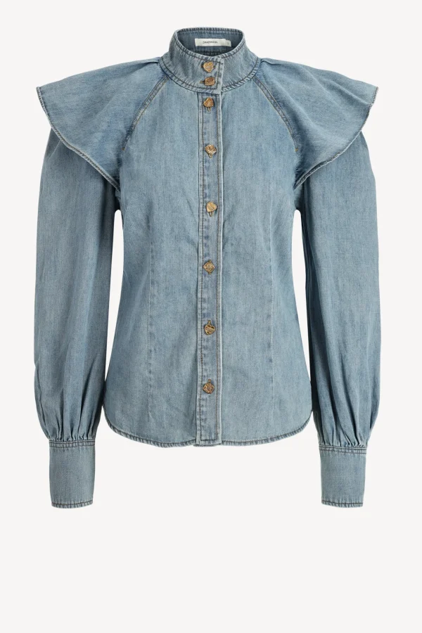Zimmermann Blusen & Tops<Bluse Crush in Blue Moon