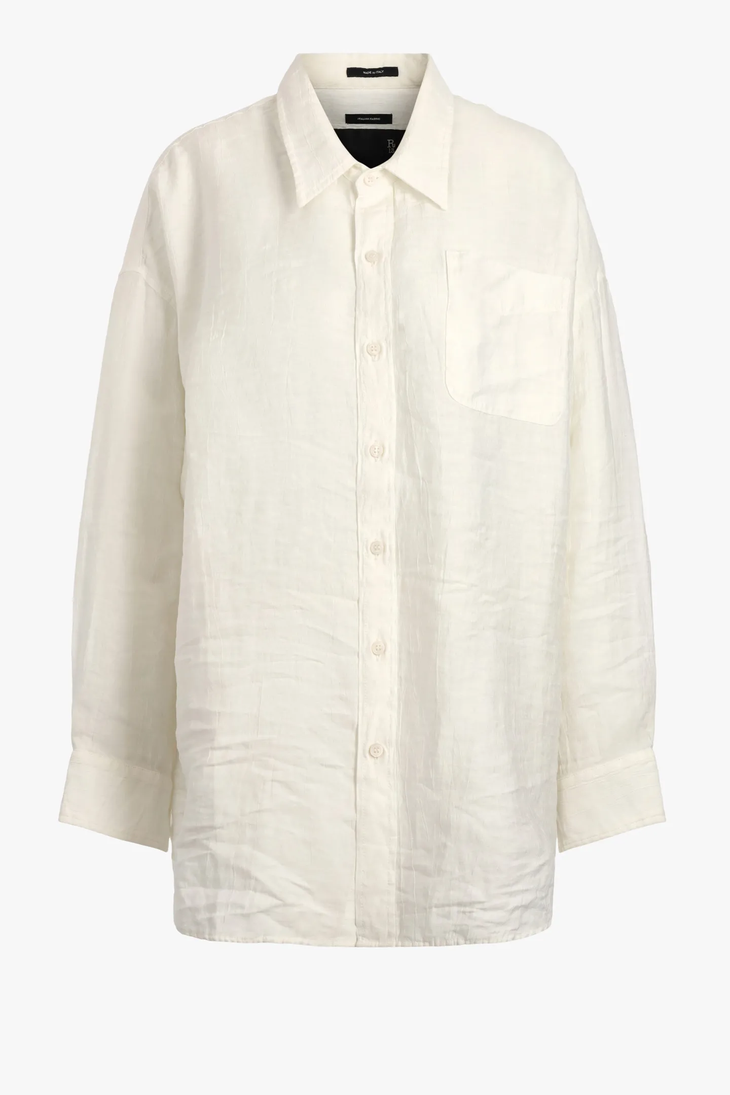 bluse_drop_neck_in_wei_0.webp R13 Blusen & Tops<Bluse Drop Neck in Weiß