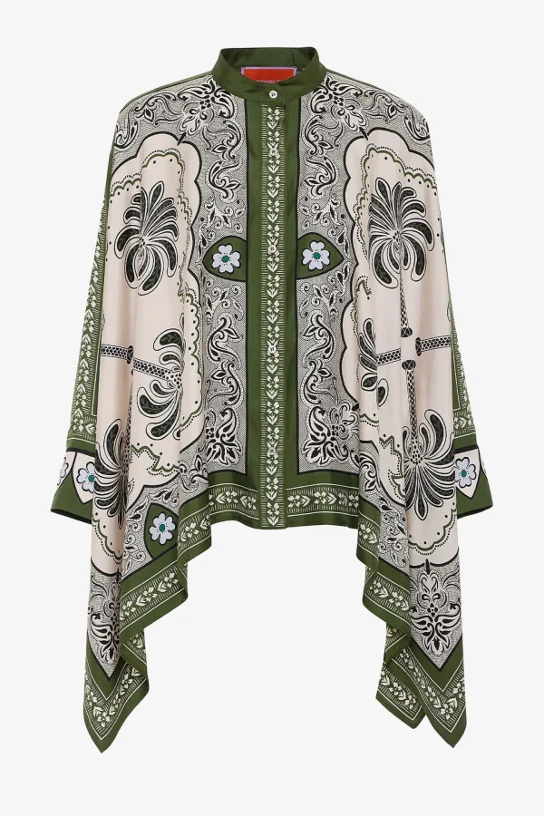 La Double J Blusen & Tops<Bluse Foulard in Grün