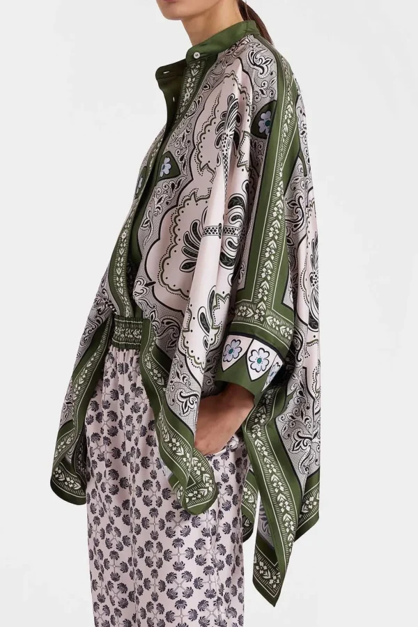 La Double J Blusen & Tops<Bluse Foulard in Grün