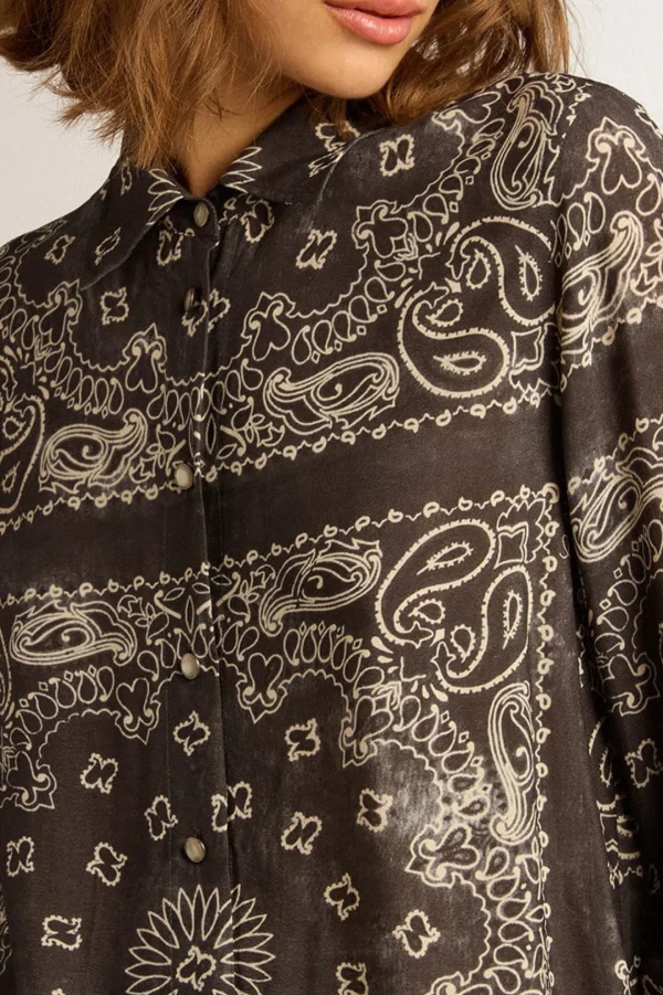 Golden Goose Blusen & Tops<Bluse Golden in Anthracite