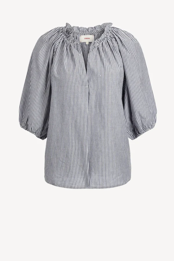 Xirena Blusen & Tops<Bluse Jules in Blue Ink
