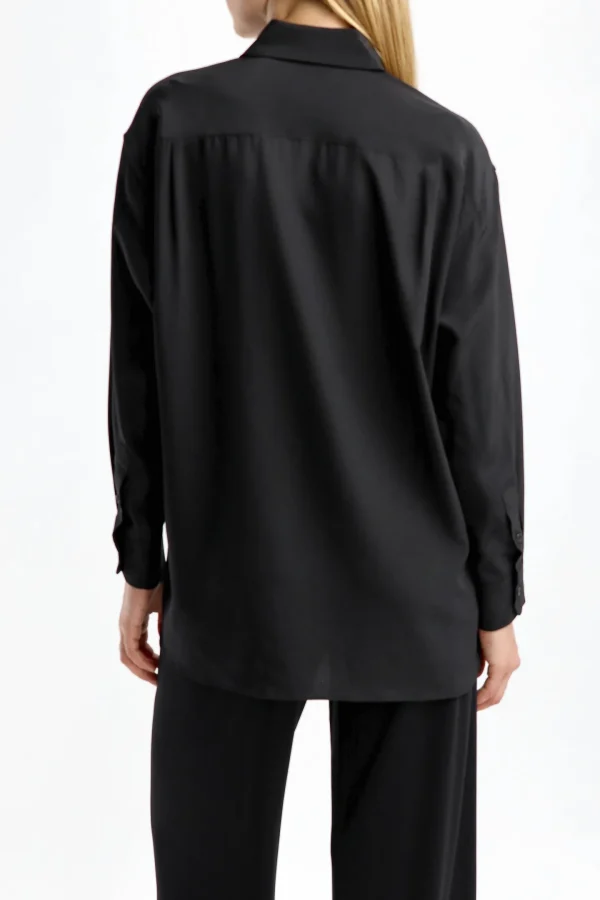 Nili Lotan Blusen & Tops<Bluse Julien in Schwarz