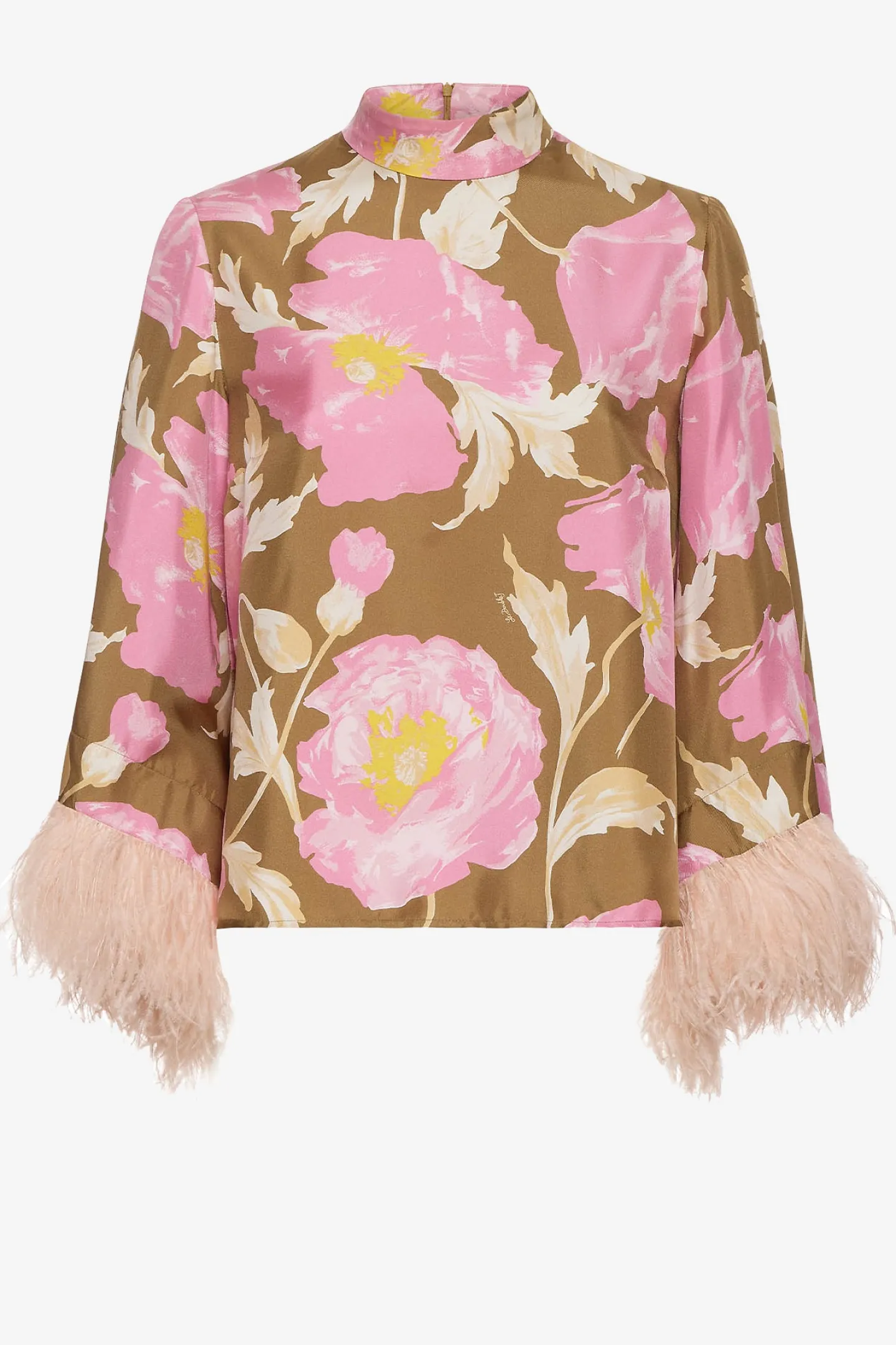 bluse_make_an_exit_in_kha_0.webp La Double J Blusen & Tops<Bluse Make An Exit in Khaki