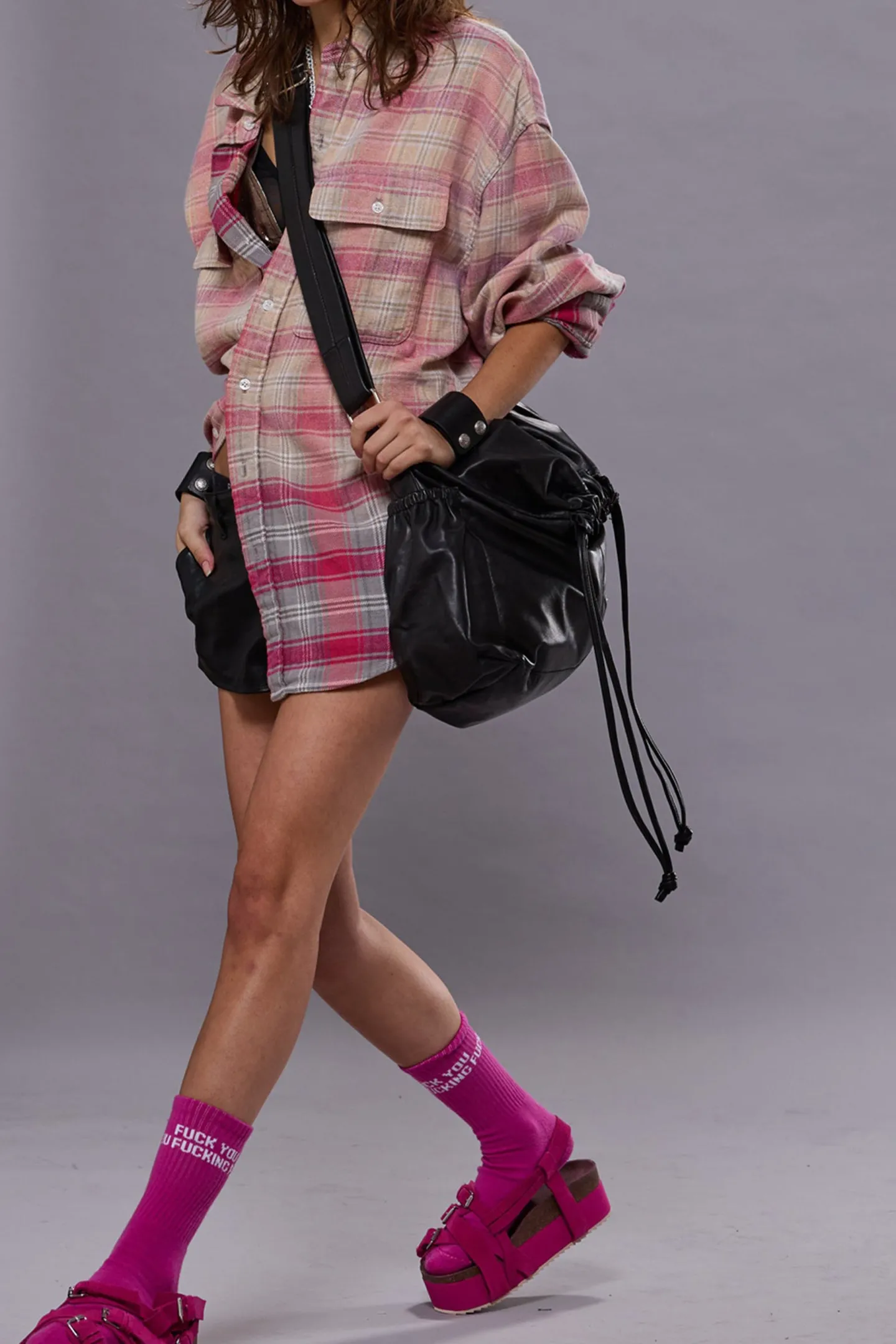 bluse_relaxed_in_pinkgrau_1.webp R13 Blusen & Tops<Bluse Relaxed in Pink/Grau