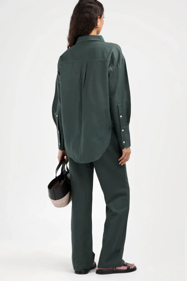 Ladneri Blusen & Tops<Bluse St. Germain in Dusty Olive