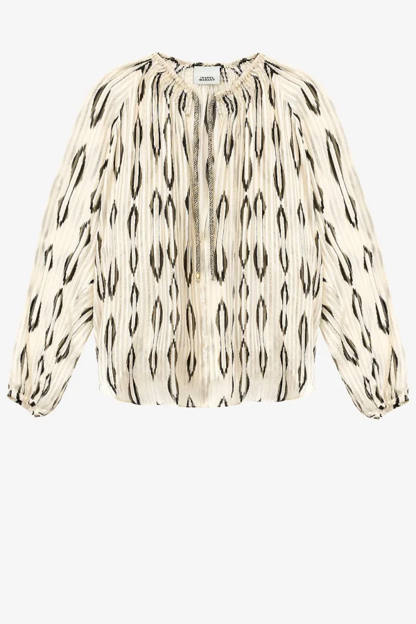 Isabel Marant Blusen & Tops<Bluse Syra in Ecru/Schwarz