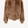 Jadia Jacken & Westen<Bomberjacke Bobby in Camel