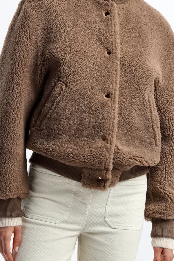 Jadia Jacken & Westen<Bomberjacke Bobby in Chestnut