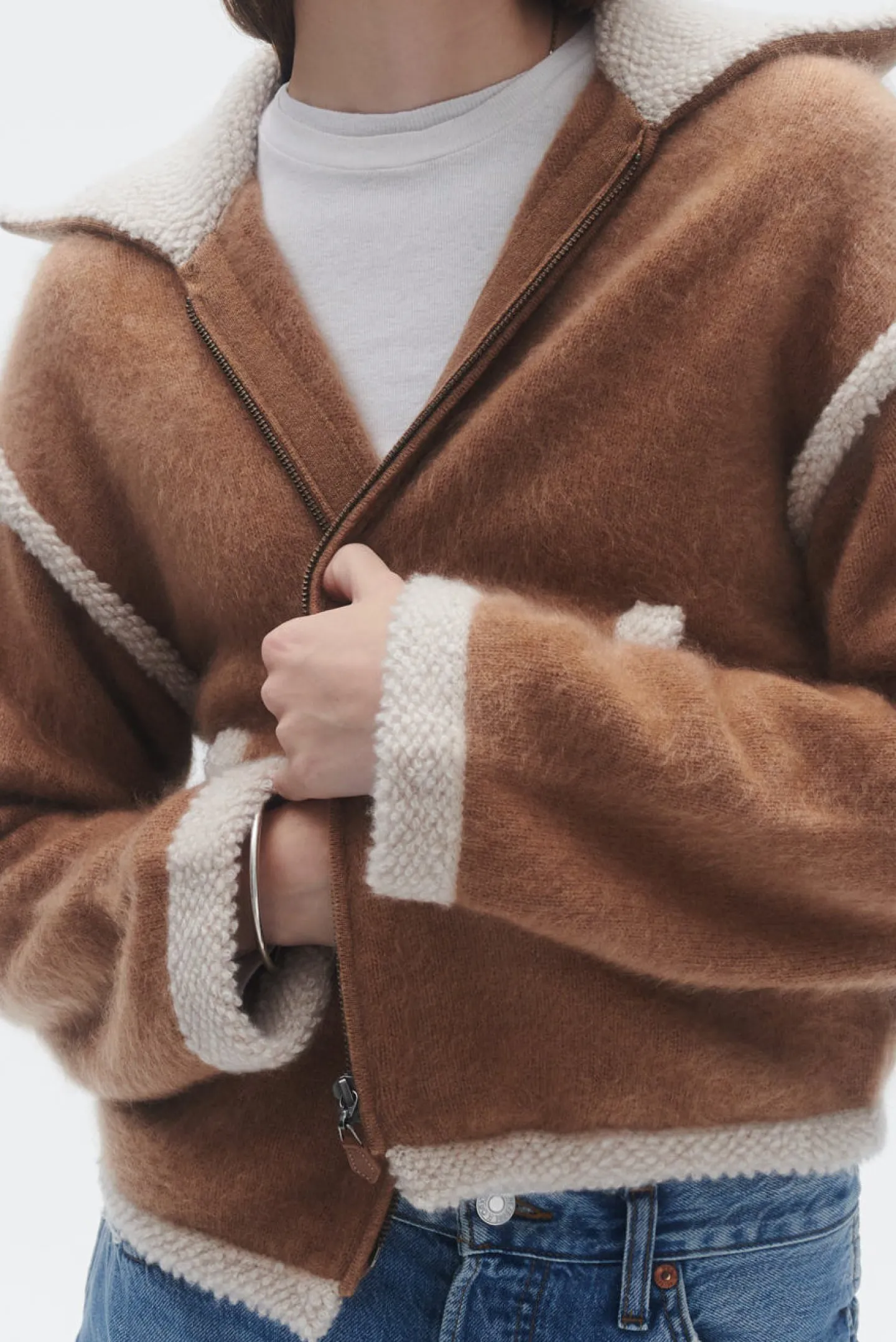 bomberjacke_grizzly_in_al_2.webp Guest in Residence Jacken & Westen<Bomberjacke Grizzly in Almond/Oatmeal