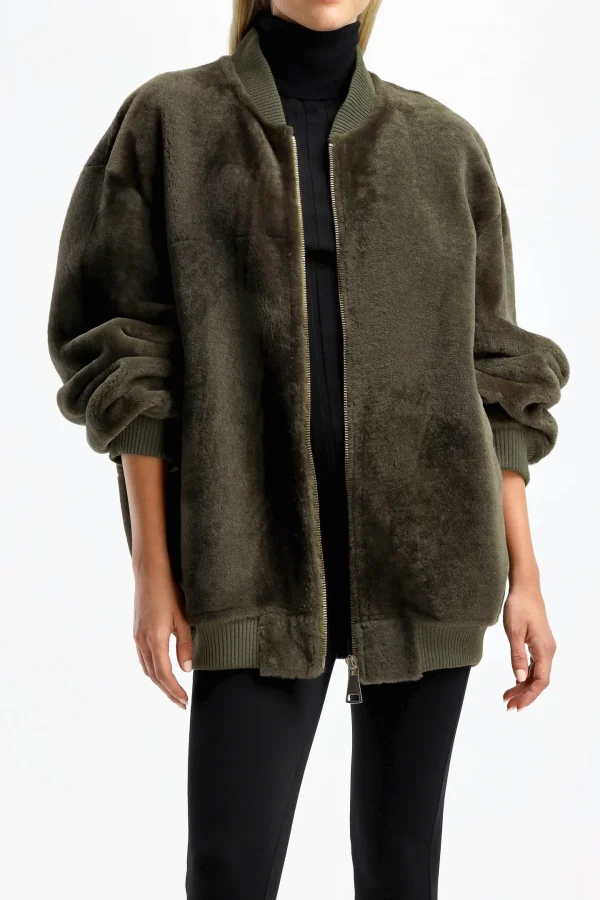 Jadia Jacken & Westen<Bomberjacke Mica in Olive