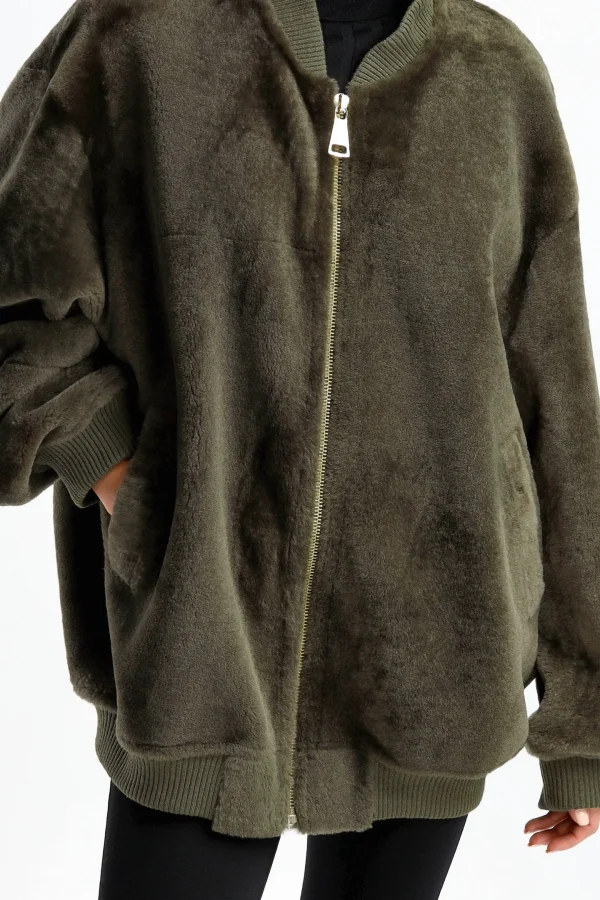 Jadia Jacken & Westen<Bomberjacke Mica in Olive