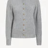 Khaite Strickjacken<Cardigan Ambre in Granite