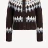 Veronica Beard Strickjacken<Cardigan Christina in Chocolate Multi