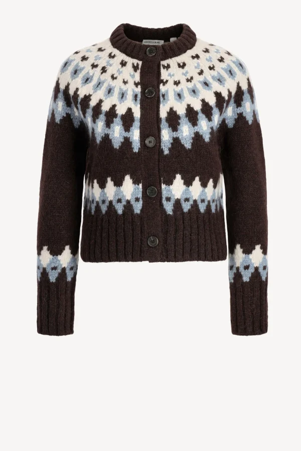 Veronica Beard Strickjacken<Cardigan Christina in Chocolate Multi