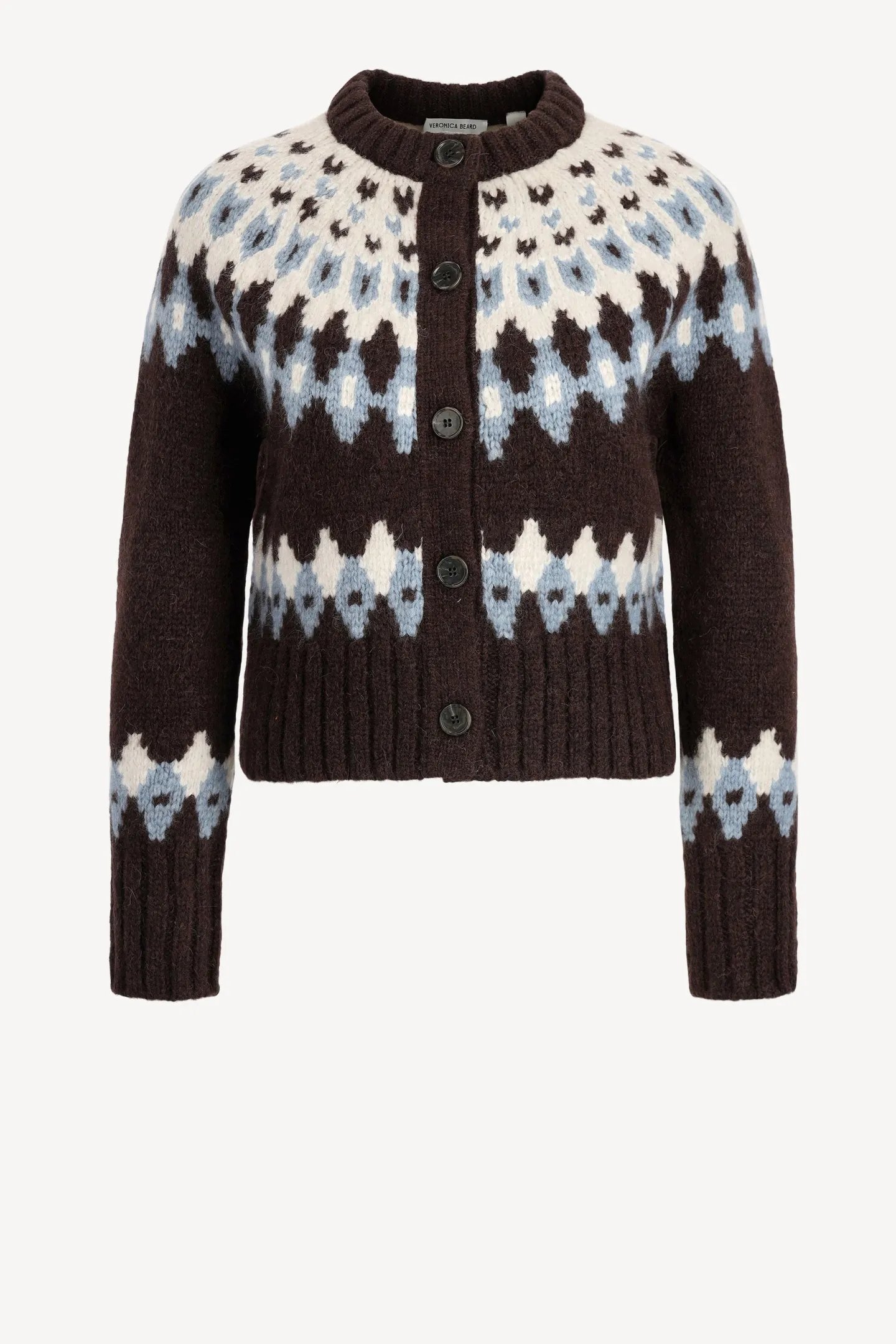 cardigan_christina_in_cho_0.webp Veronica Beard Strickjacken<Cardigan Christina in Chocolate Multi