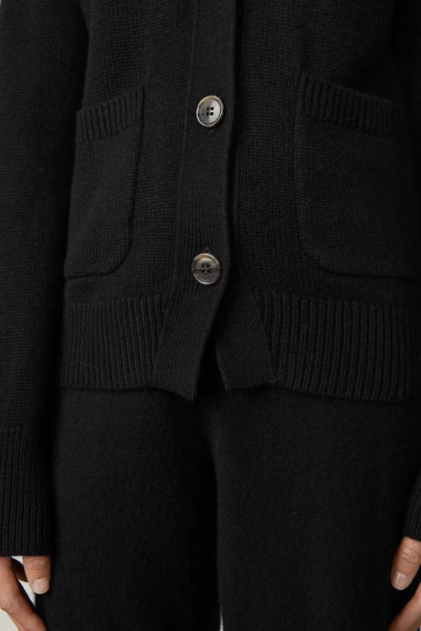 Lisa Yang Strickjacken<Cardigan Danni in Schwarz