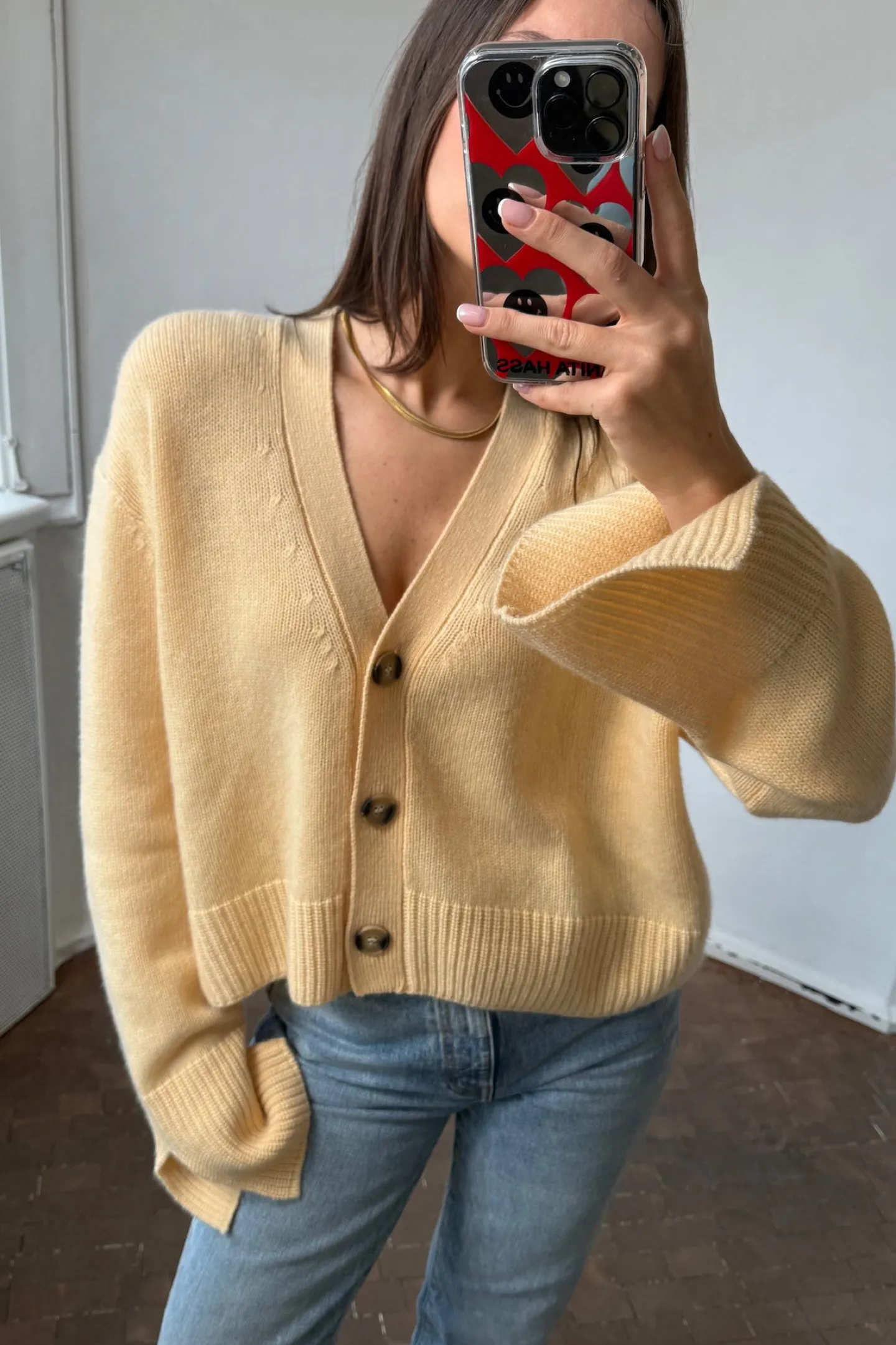 cardigan_paix_in_buttercr_5.webp Ladneri Strickjacken<Cardigan Paix in Buttercream
