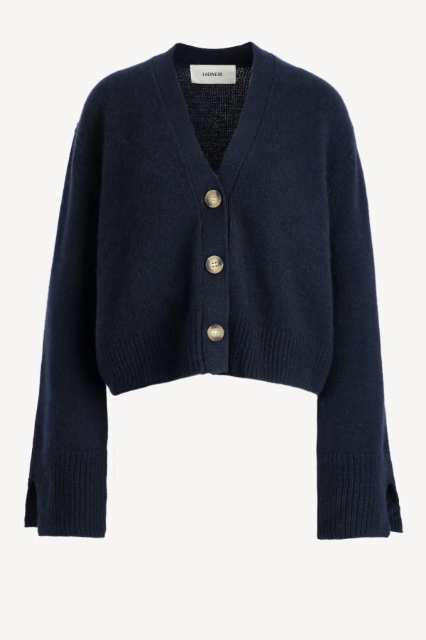 Ladneri Strickjacken<Cardigan Paix in Dark Navy