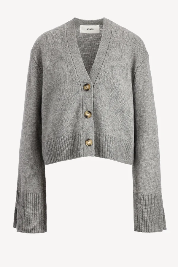 Ladneri Strickjacken<Cardigan Paix in Light Grey