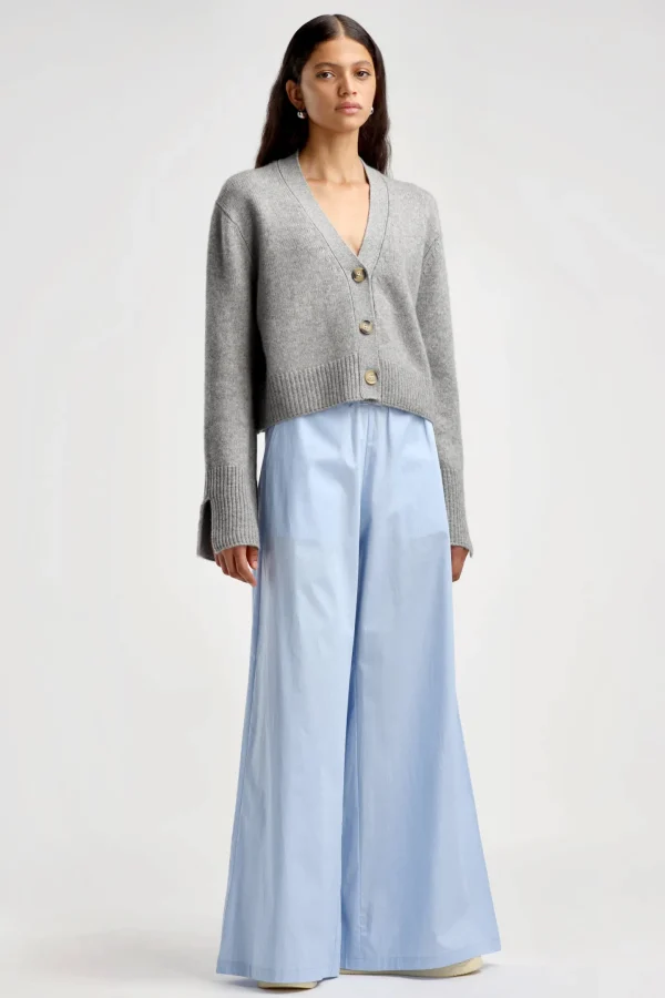 Ladneri Strickjacken<Cardigan Paix in Light Grey