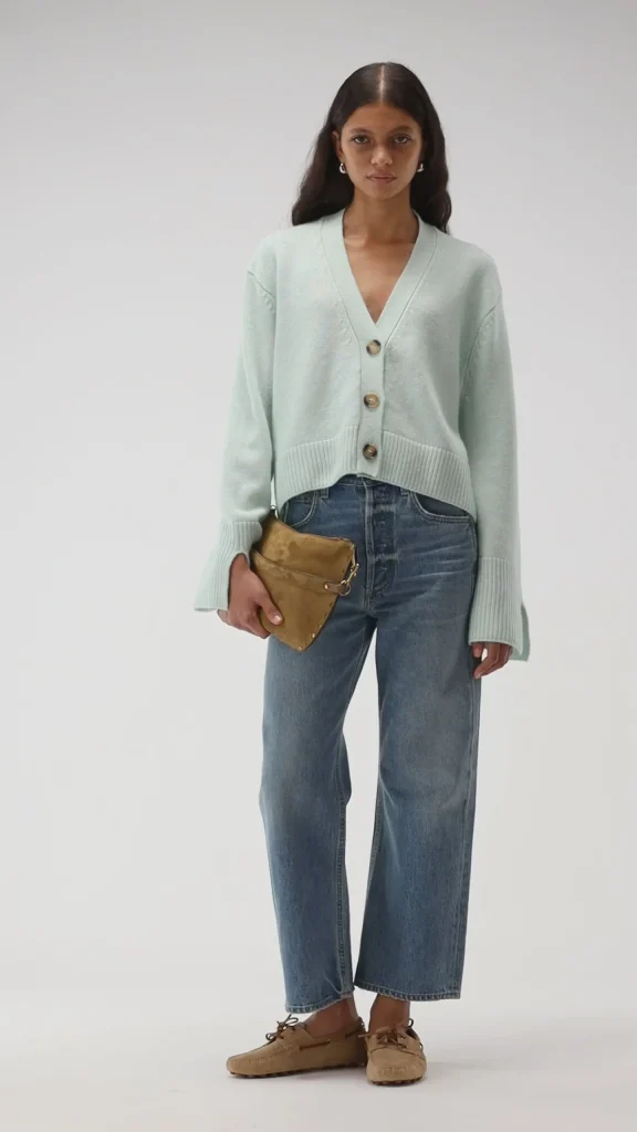 Ladneri Strickjacken<Cardigan Paix in Mint