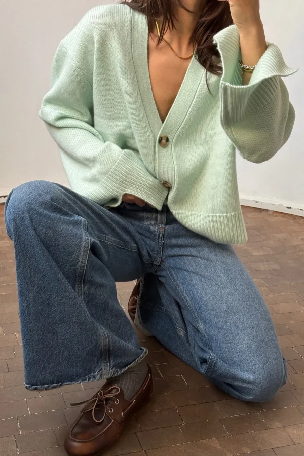 Ladneri Strickjacken<Cardigan Paix in Mint