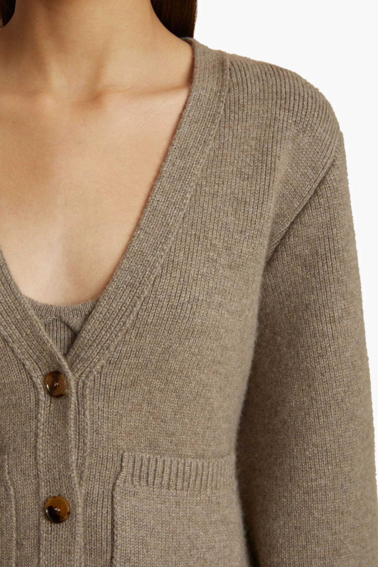 cardigan_scarlet_in_barle_5.webp Khaite Strickjacken<Cardigan Scarlet in Barley