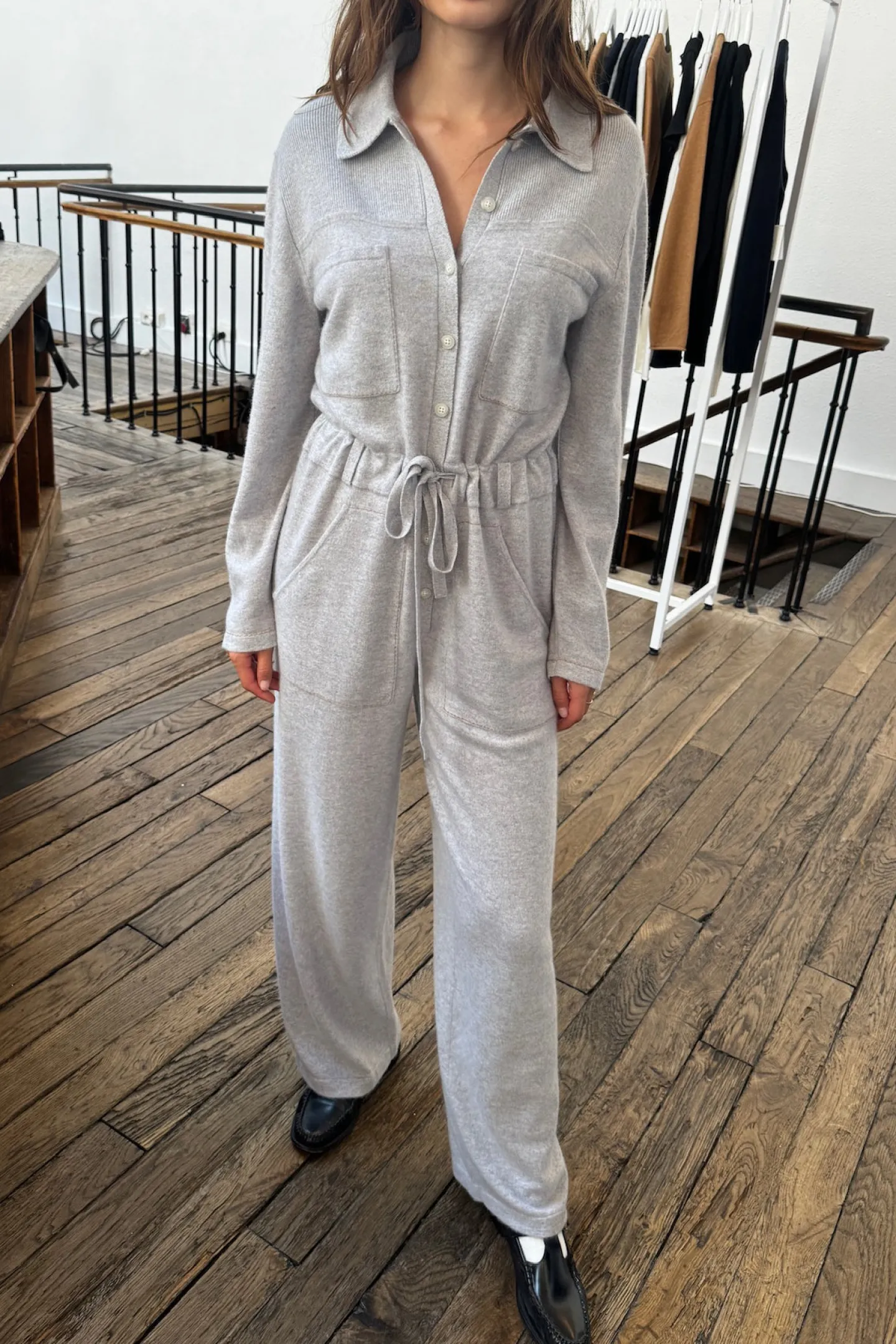 coverall_everywear_in_sto_1.webp Guest in Residence Hosen & Jumpsuits<Coverall Everywear in Stone