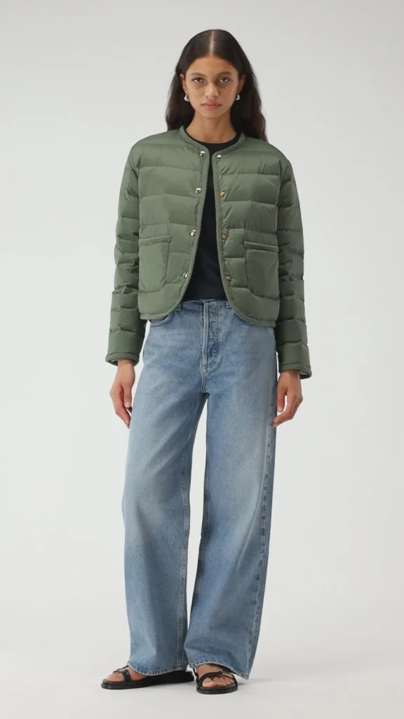 Ladneri Jacken & Westen<Daunenjacke Le Cannet in Oliv
