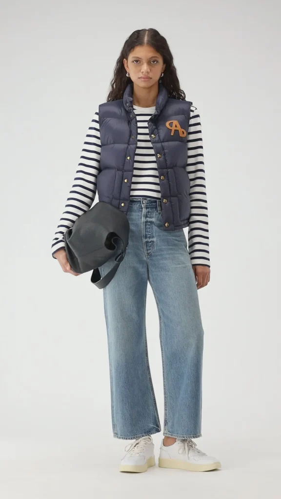 Ladneri Jacken & Westen<Daunenweste Saint Honore in Navy
