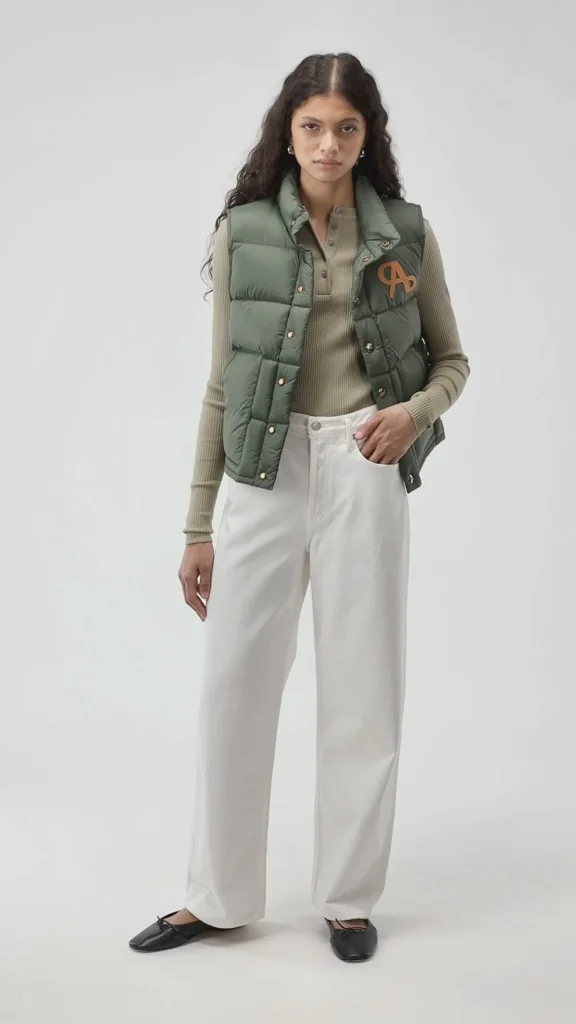 Ladneri Jacken & Westen<Daunenweste Saint Honore in Oliv