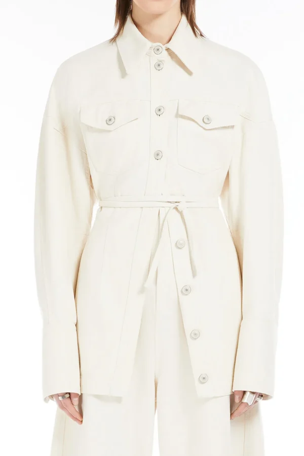 Sportmax Blusen & Tops<Hemdbluse Biblios in Ecru