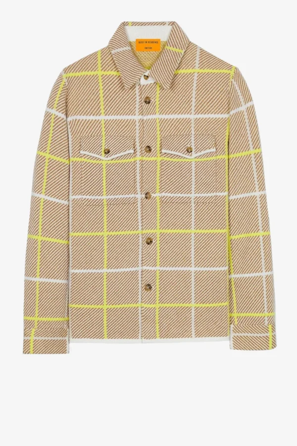 Guest in Residence Jacken & Westen<Hemdjacke Plaid Work in Almond Combo